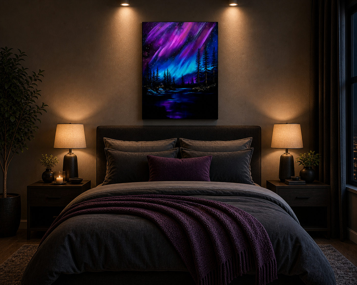 Northern Lights Landscape