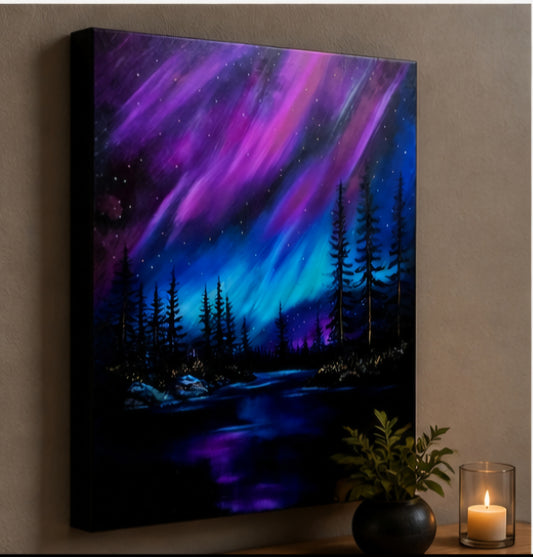 Northern Lights Landscape