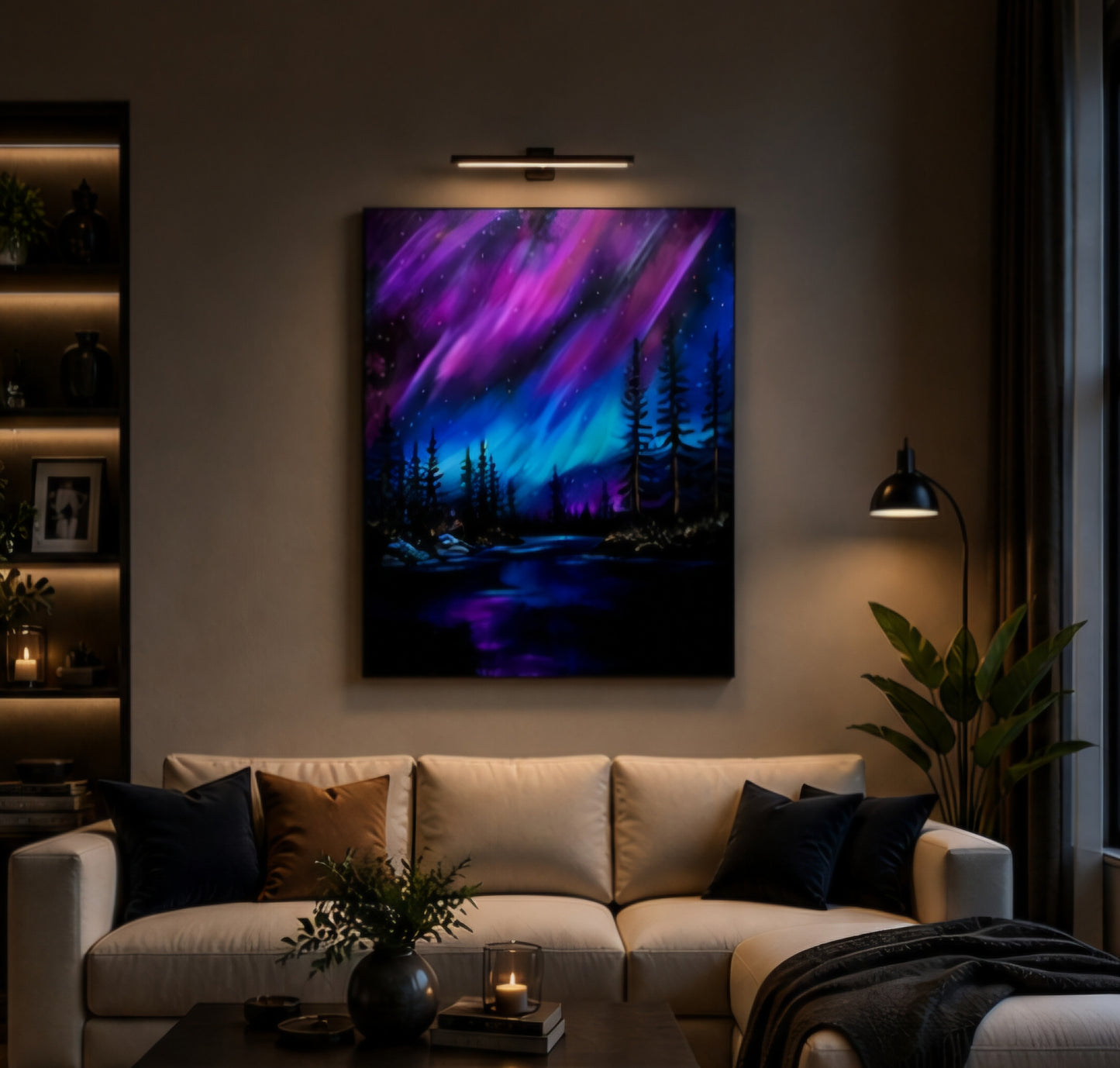 Northern Lights Landscape